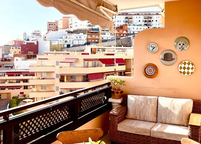 Casa Hugo - Ocean View, Quiet Pool, Fibre Net, Gigantes Apartment *